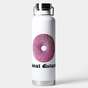 Donut disturb water bottle