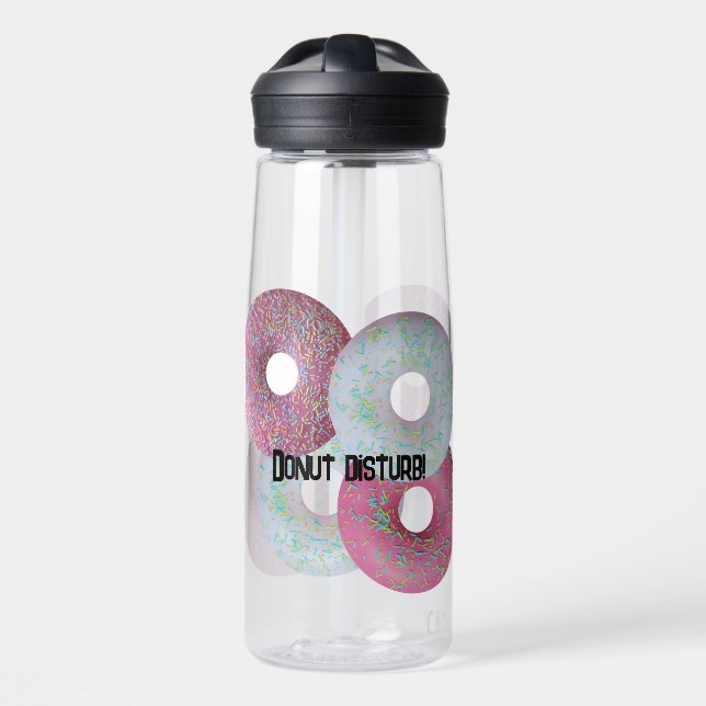 Donut disturb! water bottle (Front)