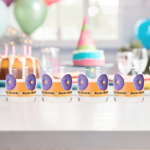 Donut disturb whiskey glass