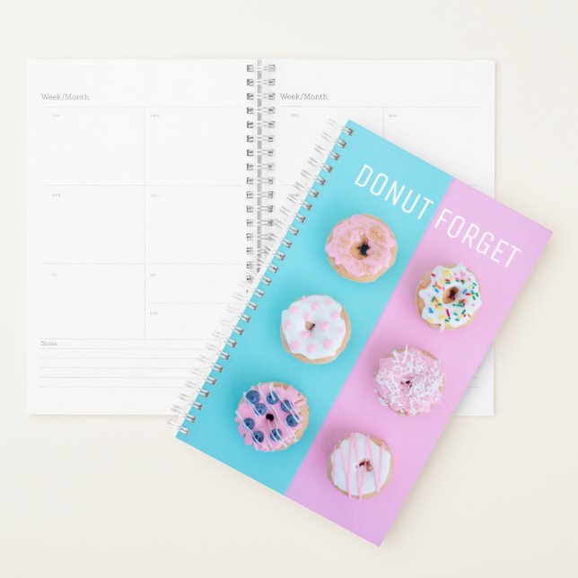 DONUT FORGET Fun Doughnut Planner (Display)