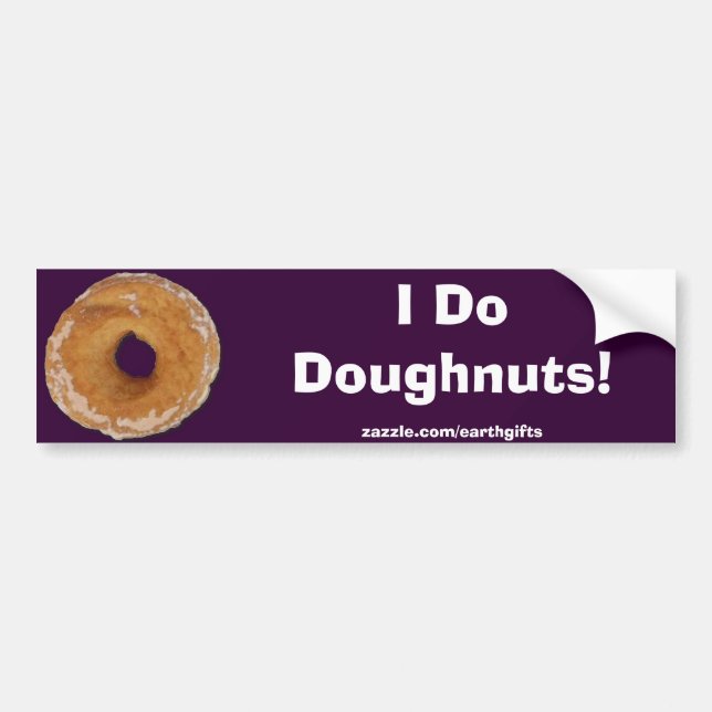 DONUT FUN Bumper Sticker (Front)