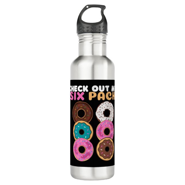 Donut Funny 710 Ml Water Bottle (Front)