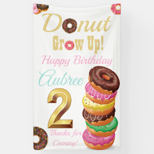 Donut Grow Up Banner