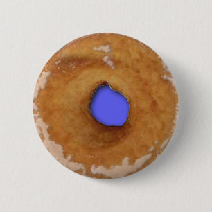 DONUT HUMOR 6 CM ROUND BADGE