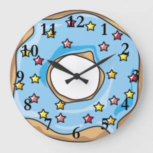 Donut Large Clock