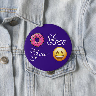 Donut Lose Your Smile Button