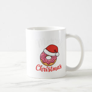 Donut Pajama Xmas Santa Donuts Christmas Kids  Coffee Mug
