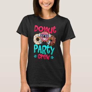 Donut Party Crew Birthday Sprinkles Donuts T-Shirt