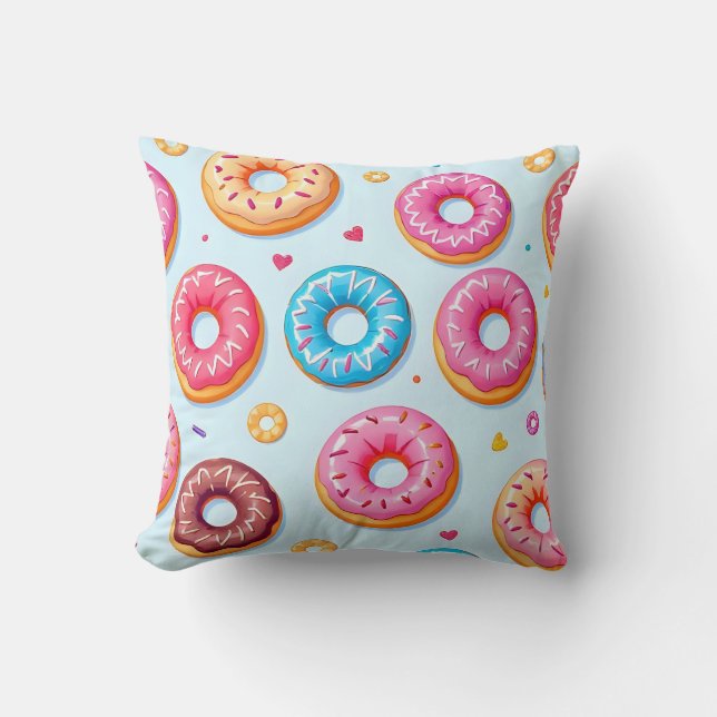 Donut Print Cushion  (Front)