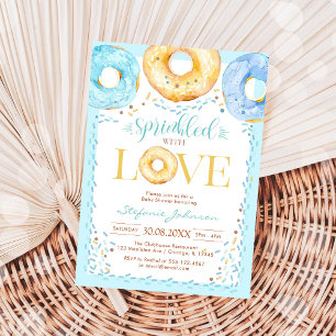 Donut Sprinkled with Love Baby Shower Invitation