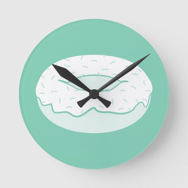 donut sprinkles round clock (Front)