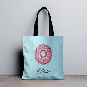 Donut Sweet Girl Sprinkles Tote Bag