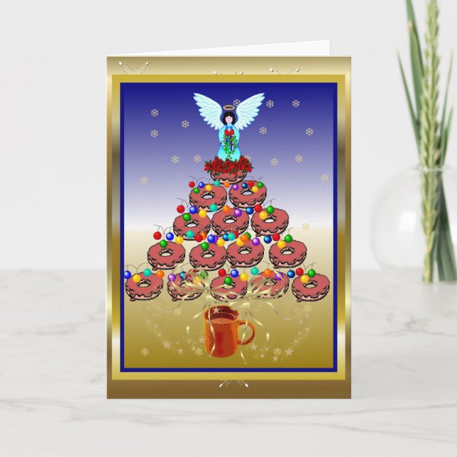 Donut Tree Holiday Card (Front)