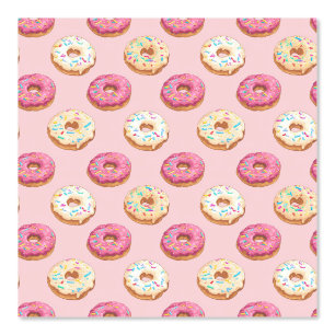 Donut Wallpaper Fun Food Pattern Wall Covering