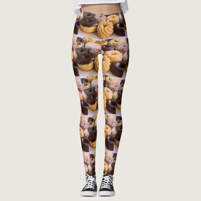 DONUT WORKOUT - A CLASSIC LEGGINGS (Front)