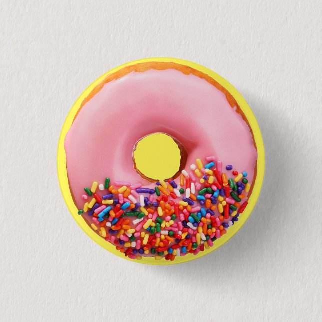 DONUTS 2   3 CM ROUND BADGE (Front)