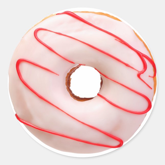 DONUTS 3  CLASSIC ROUND STICKER (Front)