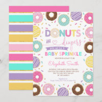 Donuts & Diapers | Rainbow Doughnuts Baby Sprinkle