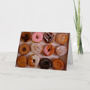 DONUTS! FOIL GREETING CARD