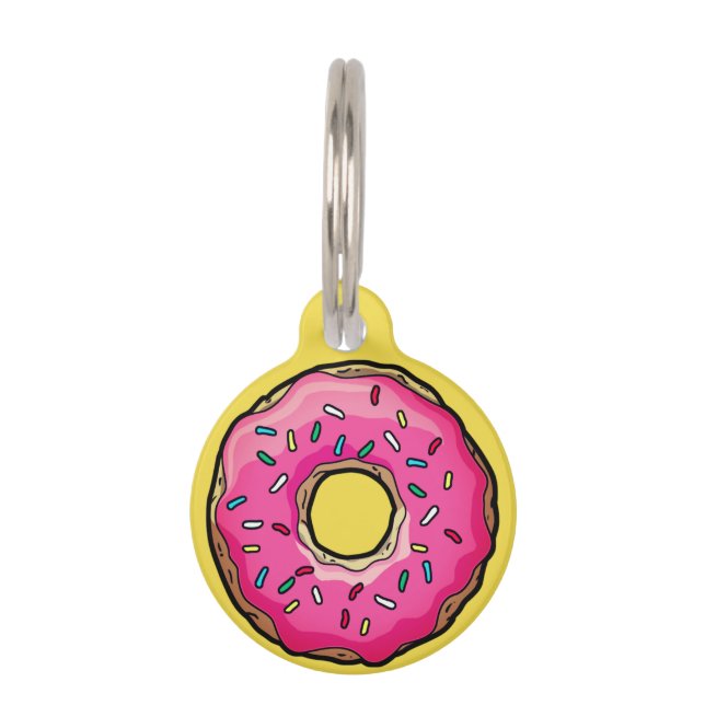 Donuts Medal Pet Tag (Front)