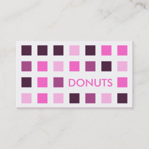 DONUTS (mod squares) Business Card