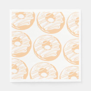 Donuts paper napkin