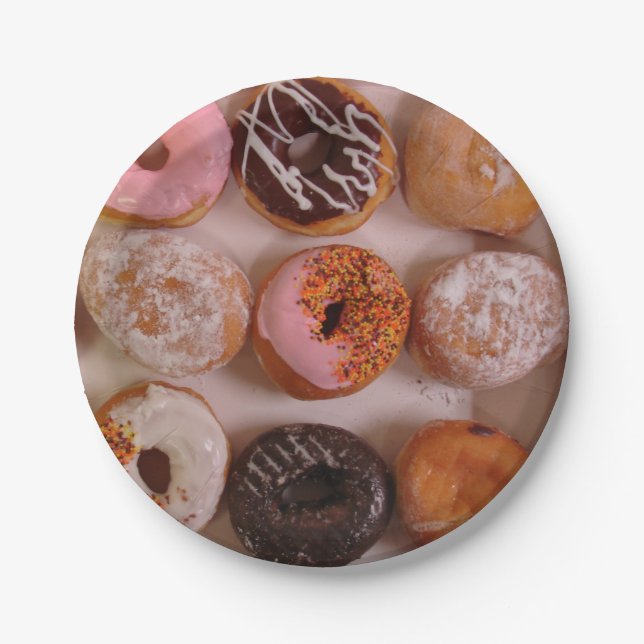 DONUTS! PAPER PLATE (Front)
