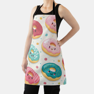 Donuts Pattern Apron
