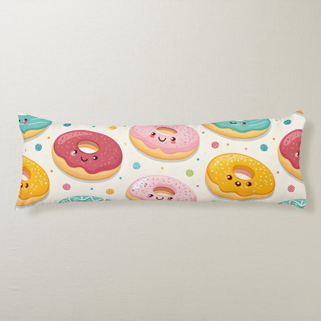 Donuts Pattern Body Cushion (Front)