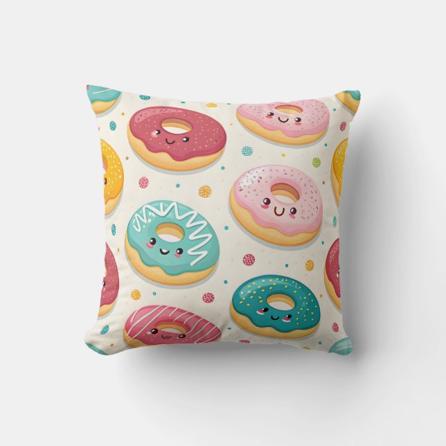Donuts Pattern Cushion (Front)