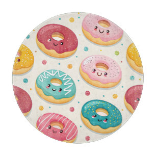 Donuts Pattern Cutting Board