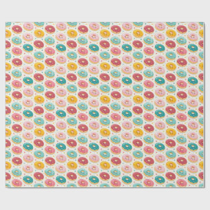 Donuts Pattern Wrapping Paper