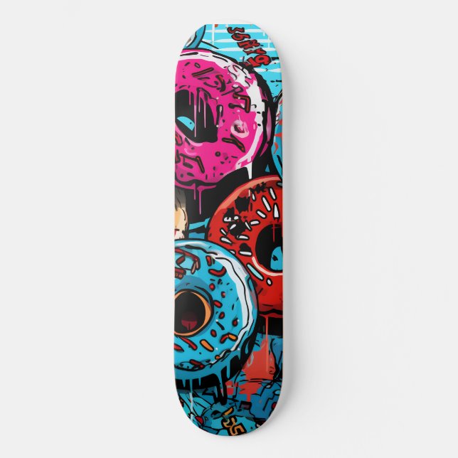 Donuts Skateboard By Claire Firley  (Front)