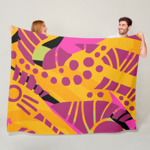 Doodle 16 fleece blanket