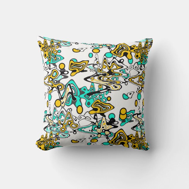Doodle, abstract cushion (Front)