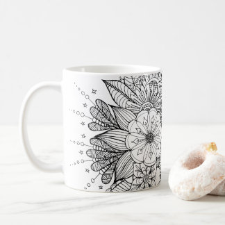 Doodle Art Design #1 on coffee mug