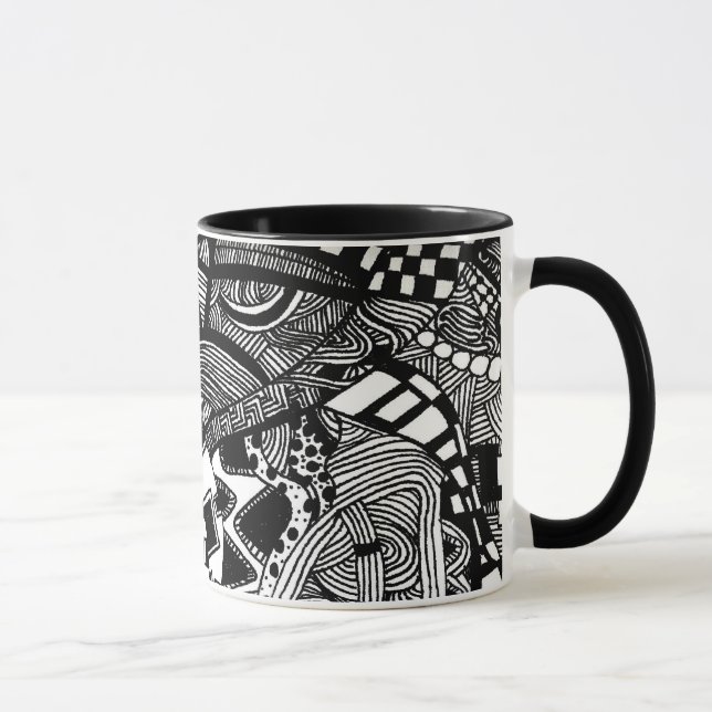 Doodle Art Mug (Right)