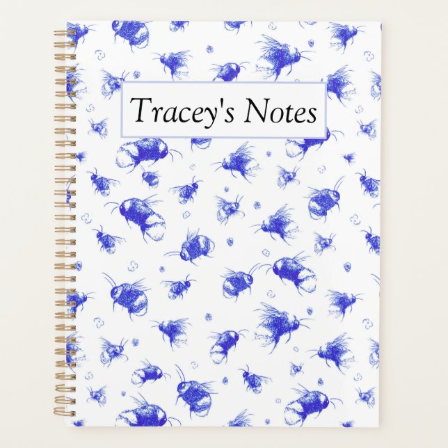  Doodle Bee Planner – Personalized Christmas Gift  (Front)