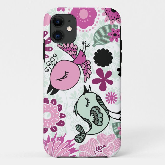 doodle birds Case-Mate iPhone case (Back)