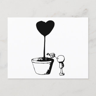 Doodle Boy - Love Cultivation Postcard