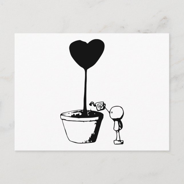 Doodle Boy - Love Cultivation Postcard (Front)