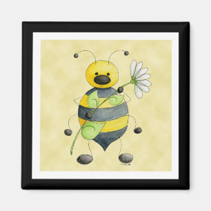 Doodle Bug Bumble Bee Magnet