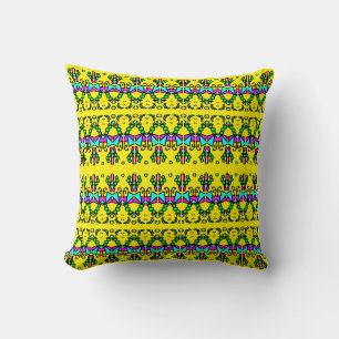 Doodle bug flowers cushion