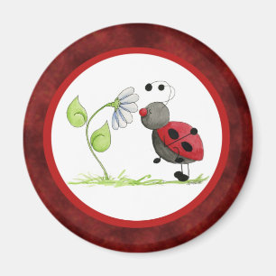 Doodle Bug Ladybug Magnet