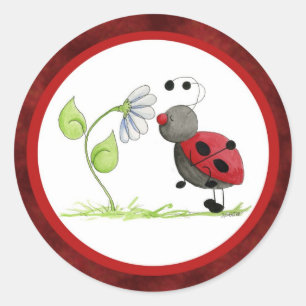 Doodle Bug Ladybug Sticker