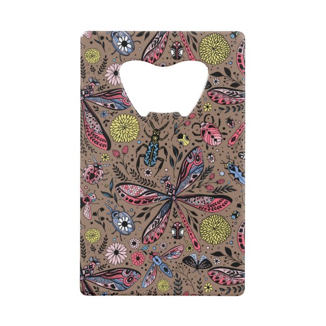 Doodle bugs on mocha brown (Front)