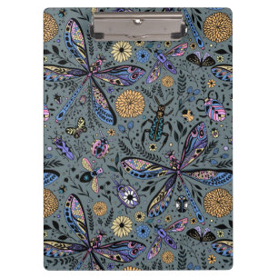 Doodle bugs on slater grey clipboard