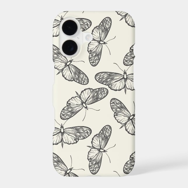 Doodle Butterfly/Moth Pattern (Back)