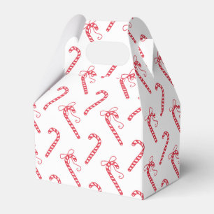 Doodle Candy Cane Pattern Mug Favour Box