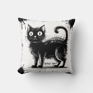 doodle cat  cushion